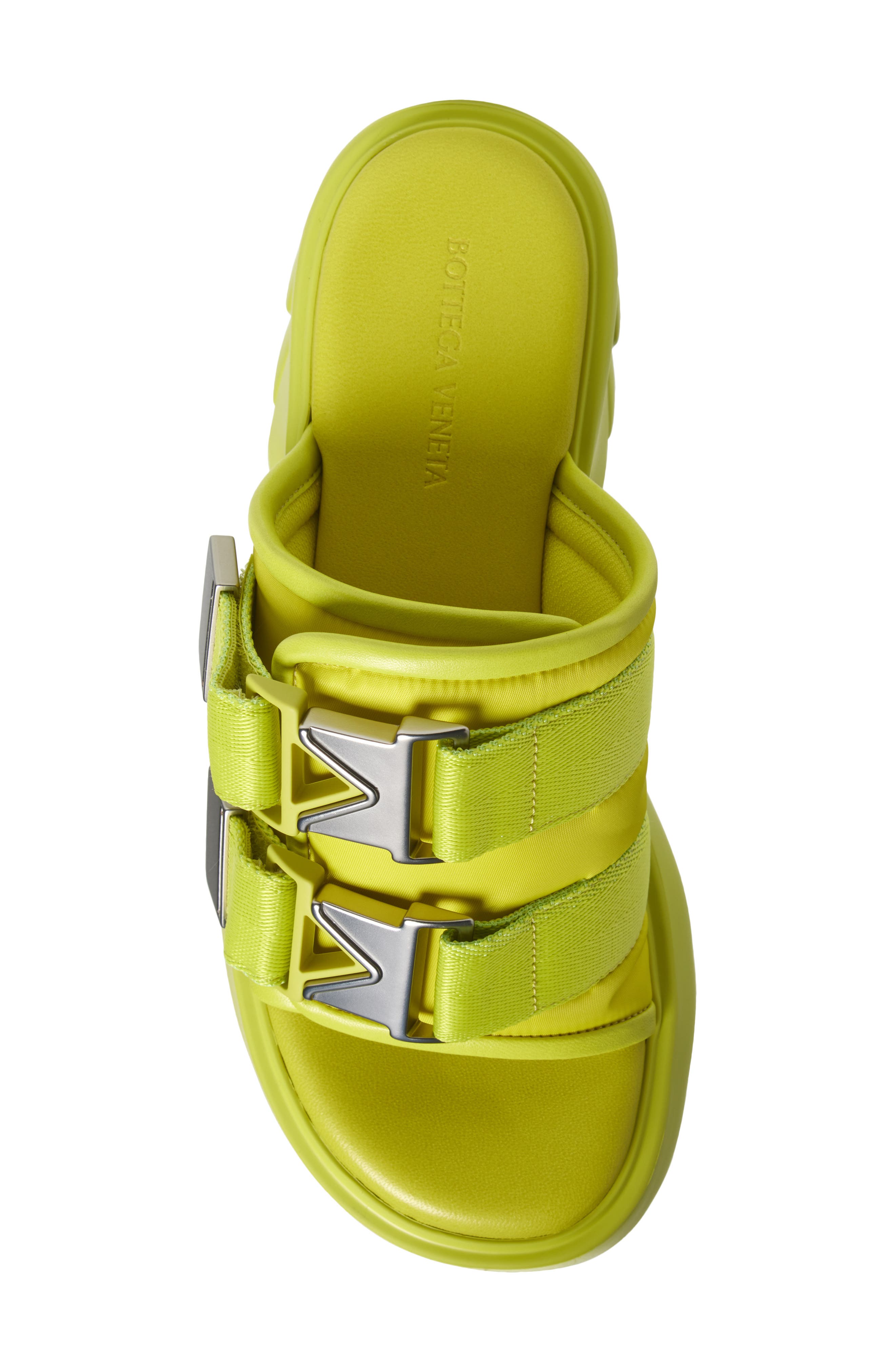 Bottega Veneta Flash Double Buckle Platform Slide Sandal, Alternate, color, 