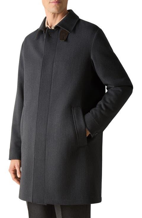 Water Repellent Wool & Cashmere Jacket