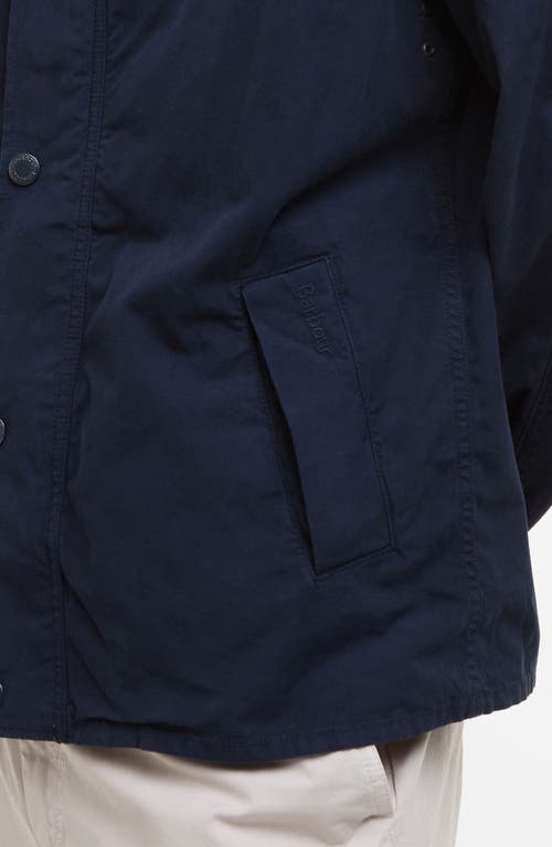 Shop Barbour Tracker Casual Jacket In Navy