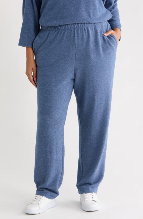 Hacci Knit Pull-On Pants (Plus)