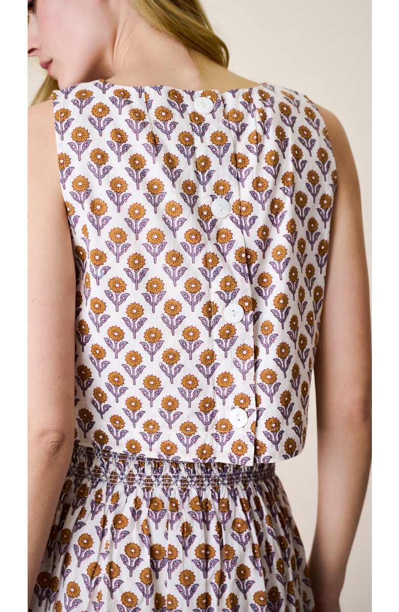 Marea Josie Tank, Alternate, color, Tinsel Sunflower