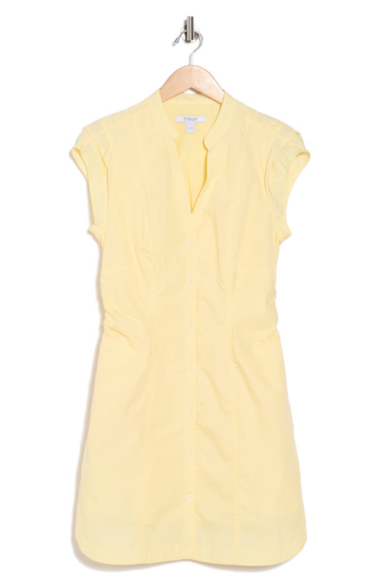 Derek Lam 10 Crosby Elyse Cotton Poplin Shirtdress, Alternate, color, Buttercup