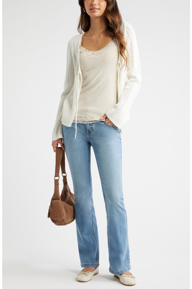 Lace Trim Camisole, Alternate, color, BEIGE OATMEAL LIGHT HEATHER