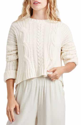 Splendid Cecilia Mixed Stitch Crewneck Sweater