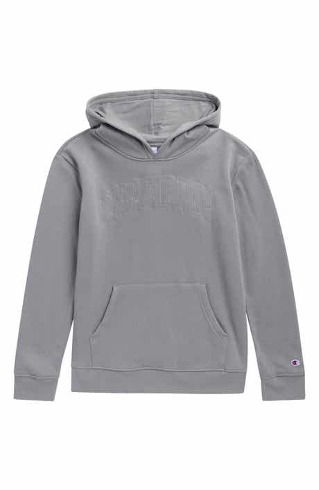 Kids' Washed Embroidered Hoodie