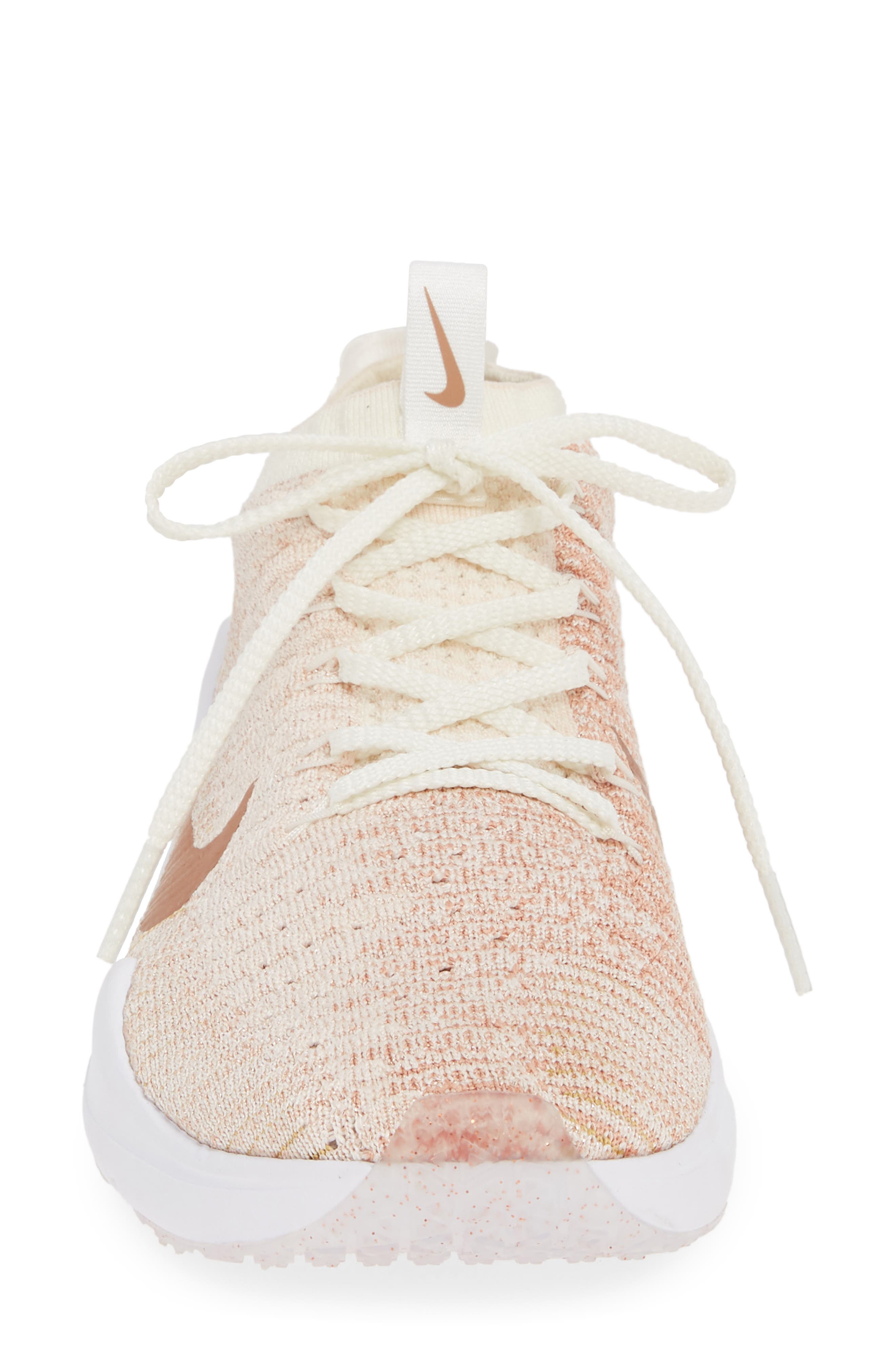 Zoom Air Fearless Flyknit 2 AMP Training Shoe, Alternate, color, SAIL/ RED BRONZE/ GUAVA ICE