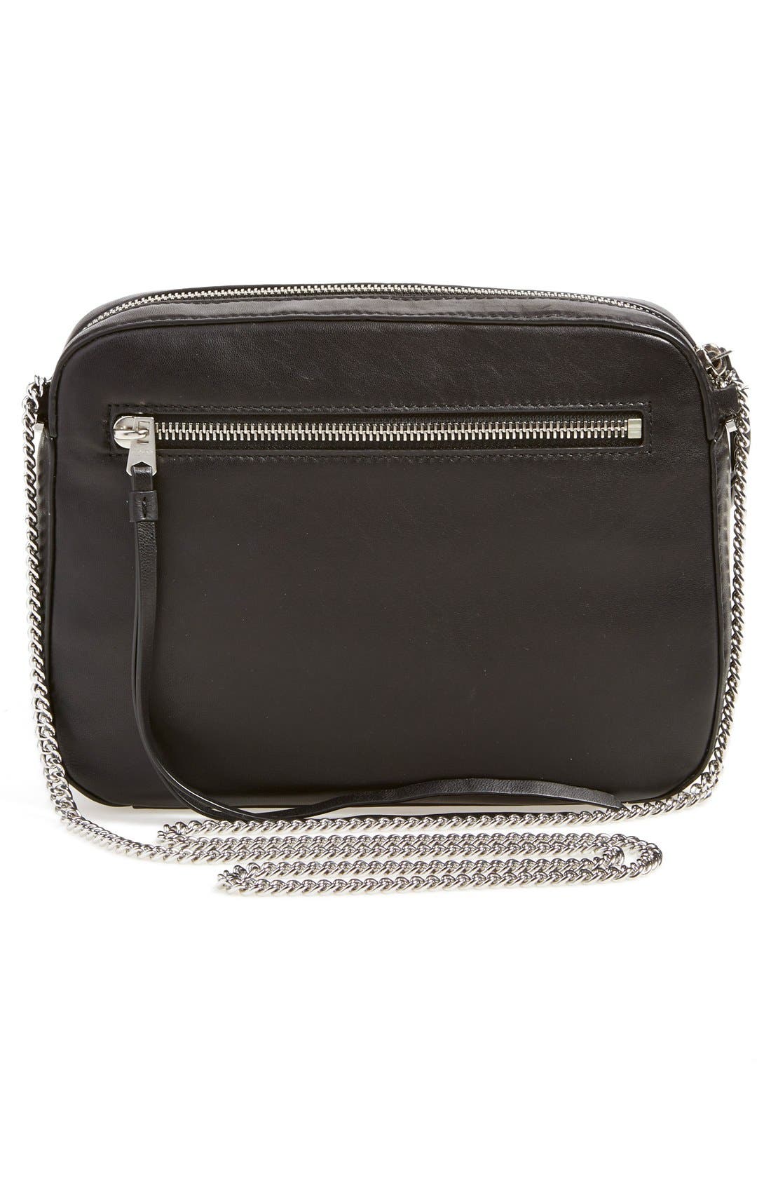 AllSaints 'Fleur de Lis' Crossbody Bag, Alternate, color, 