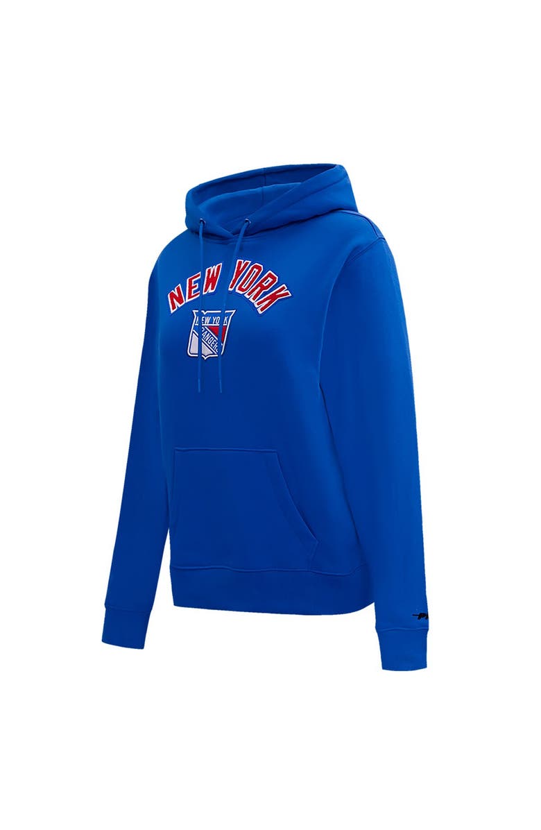 PRO STANDARD Women's Pro Standard Blue New York Rangers Classic Chenille Pullover Hoodie, Alternate, color, Blue