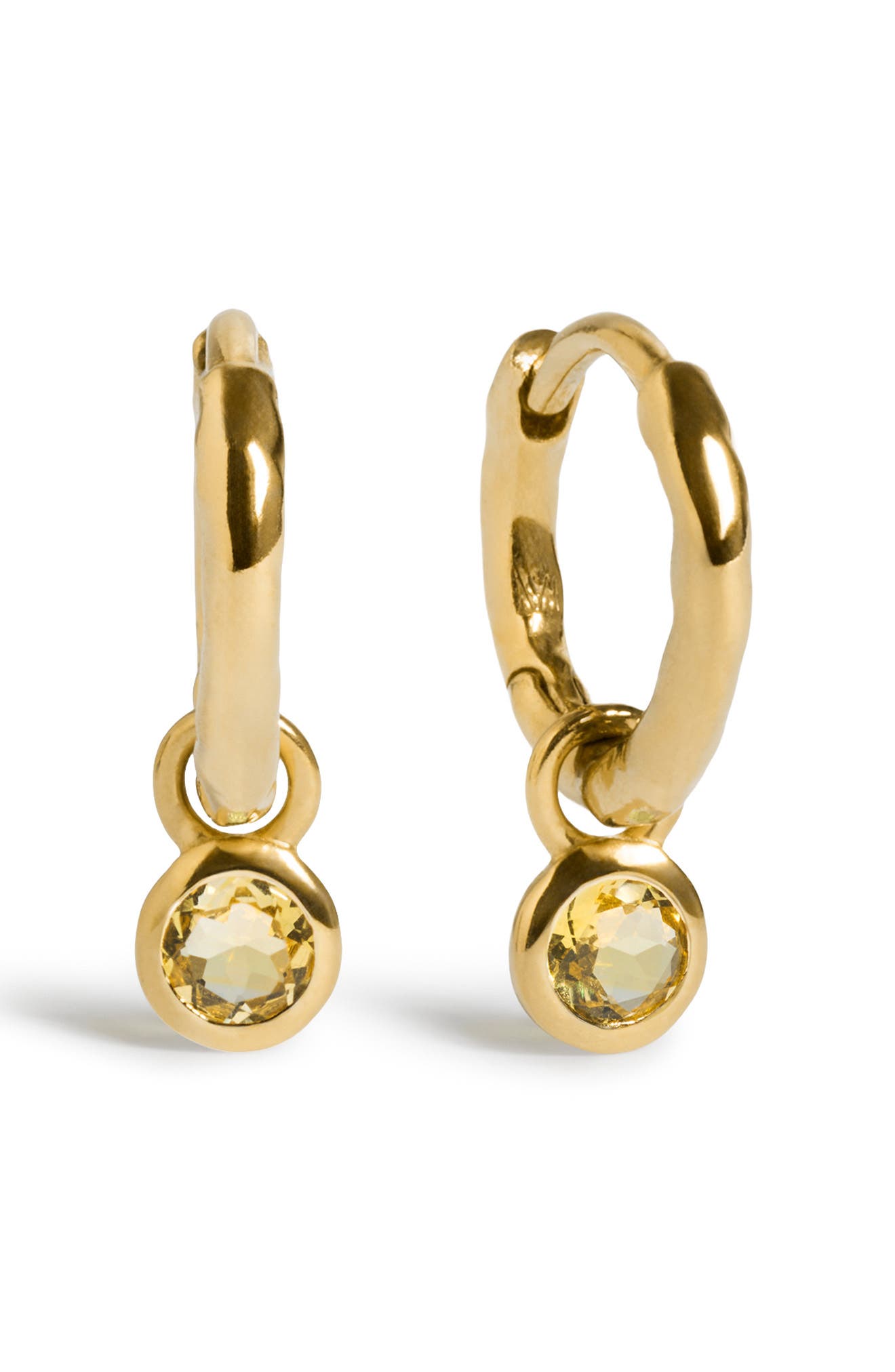 18K GOLD VERMEIL/ CITRINE