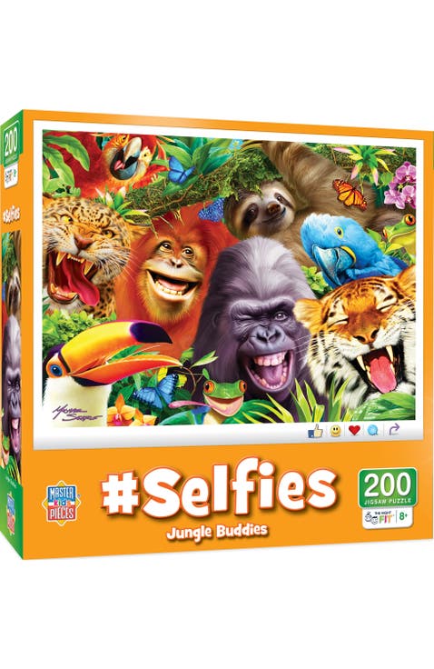 Jungle Friends 200 Piece Jigsaw Puzzle