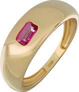 Bony Levy 14K Gold Topaz Dome Ring