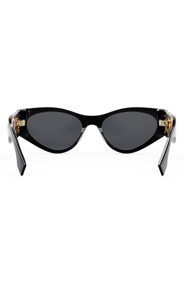 Fendi 'Fendi O'Lock 54mm Cat Eye Sunglasses, Alternate, color, 