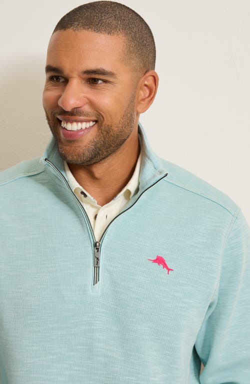 Tommy Bahama Tobago Bay Half Zip Pullover In Blue