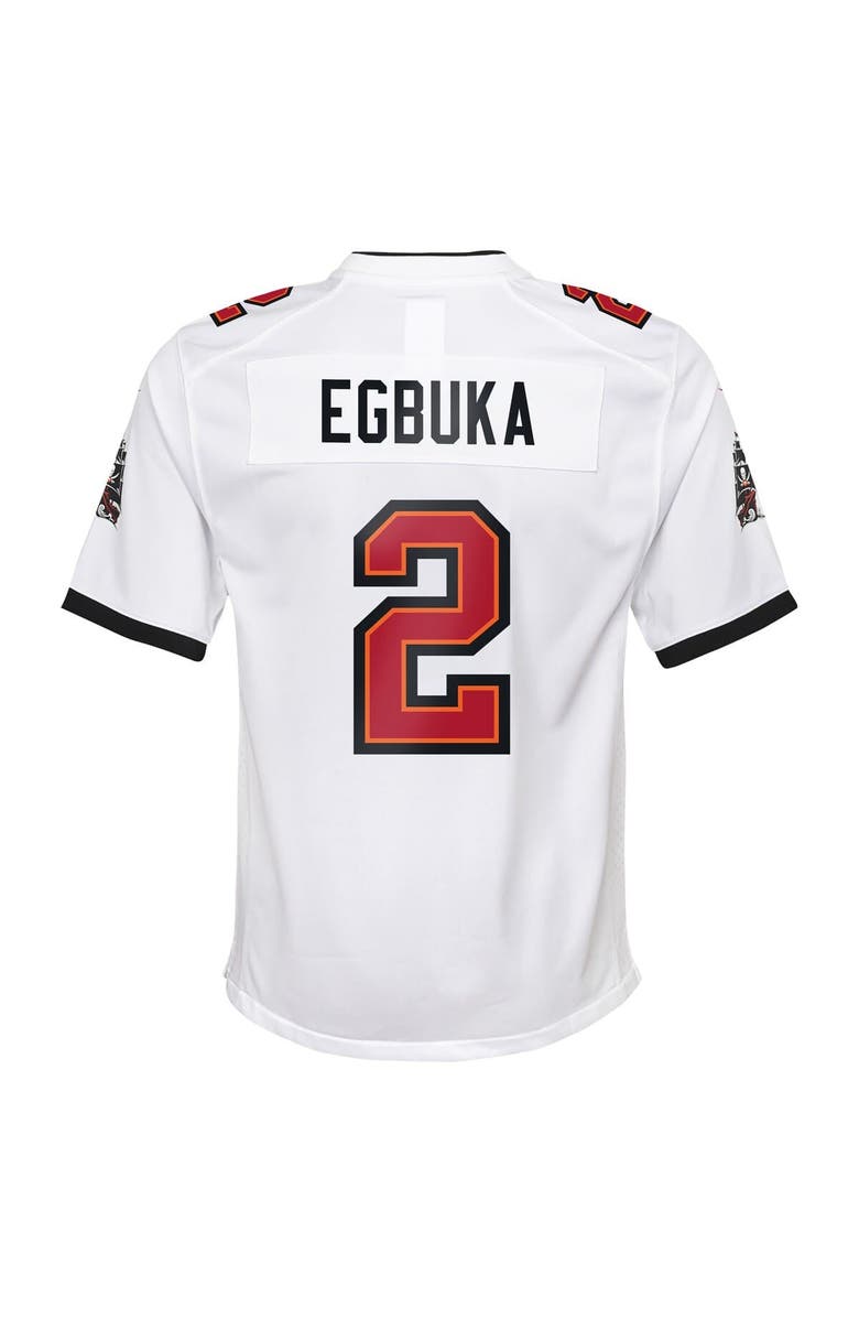 Nike Youth Nike Emeka Egbuka White Tampa Bay Buccaneers White Game Jersey, Alternate, color, White