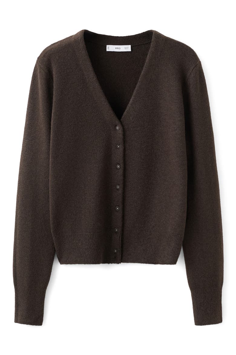 Simone Cardigan, Alternate, color, DARK BROWN