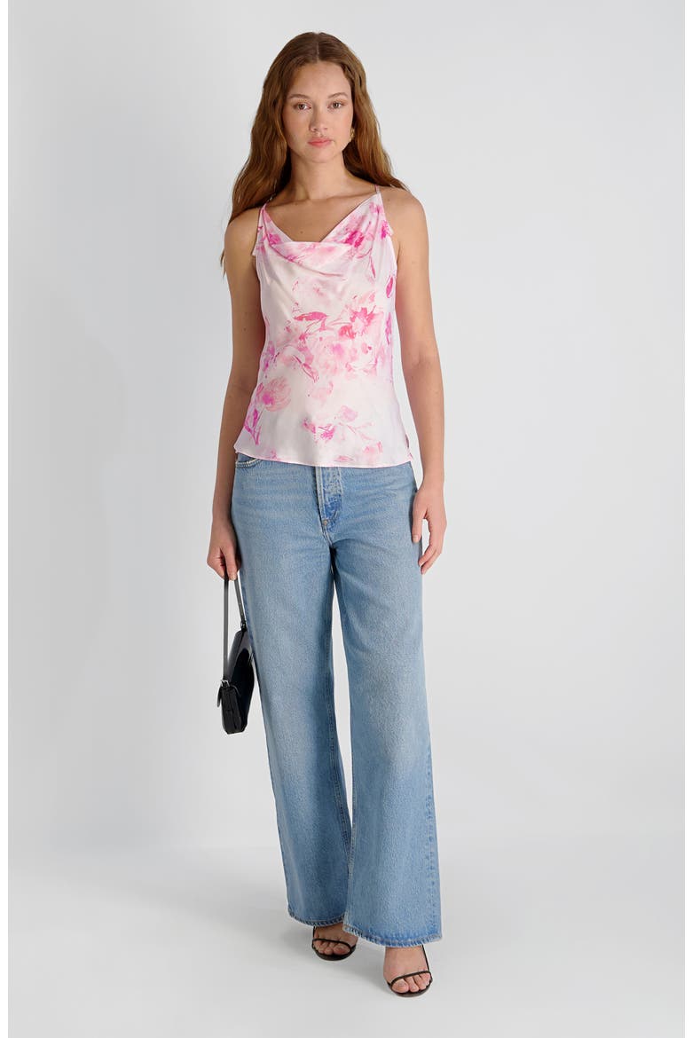 Sophie Fleur Oona Cowl Neck Top, Alternate, color, PINK ICING