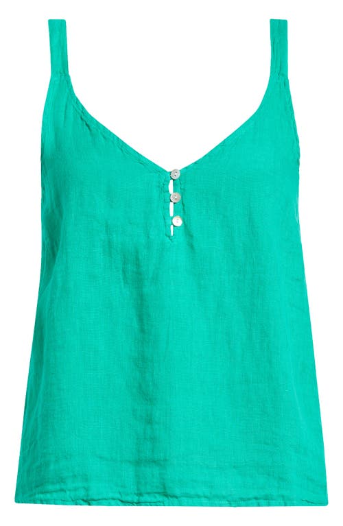 BELLA DAHL BELLA DAHL FRONT BUTTON LINEN CAMISOLE
