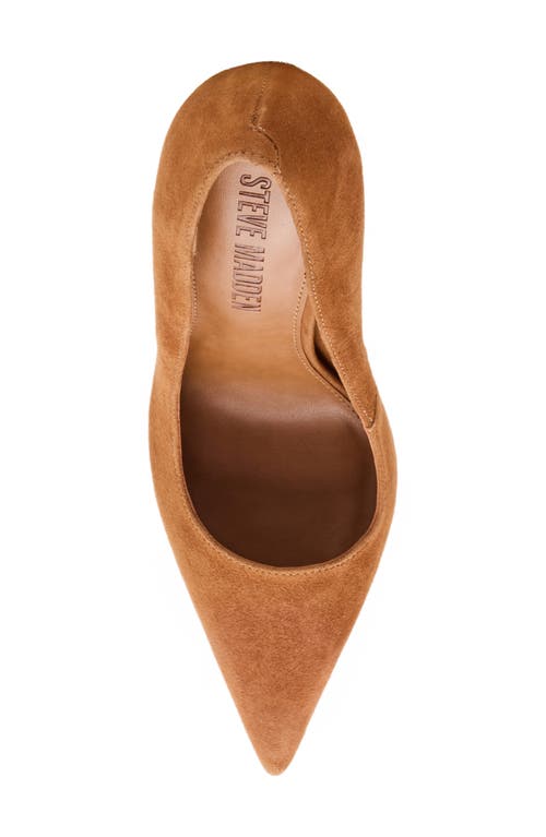 Steve Madden Noir Pointed Toe Pump In Brown
