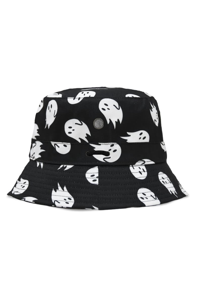 Ghost Bucket Hat, Alternate, color, Black