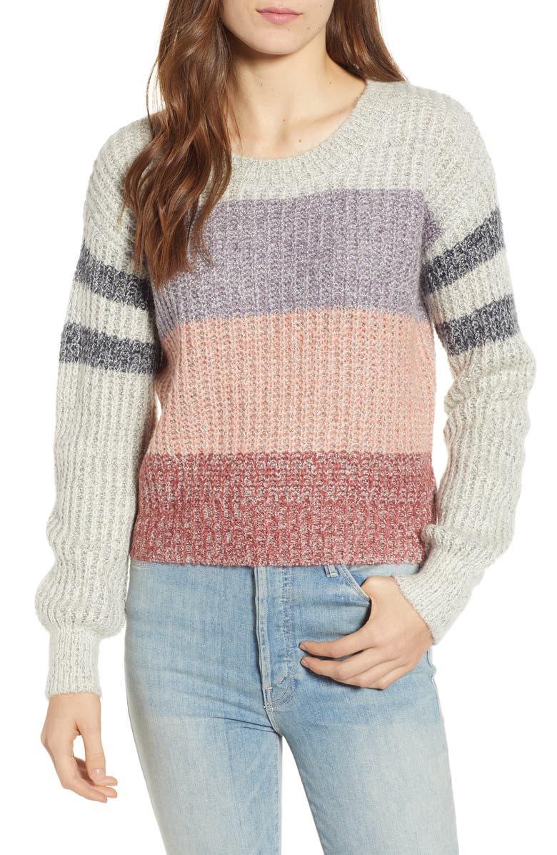 Heartloom Elise Stripe Sweater, Main, color,