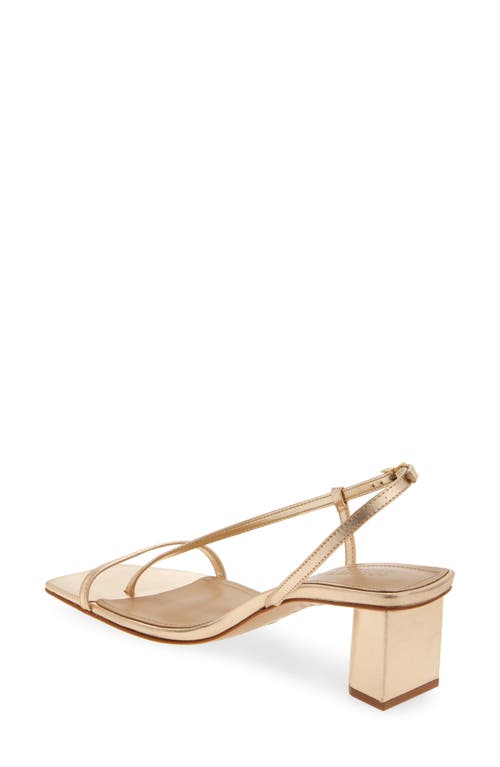 Schutz Heloise Slingback Sandal In Silver