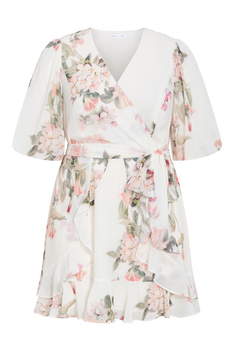 Koko Floral Minidress, Alternate, color, DELICATE FL