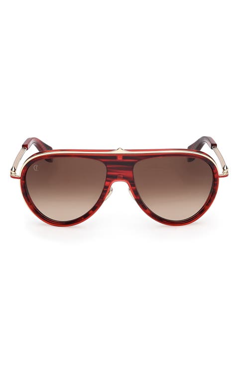 Greggo 61mm Pilot Sunglasses