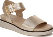 LifeStride Gillian Metallic Platform Sandal
