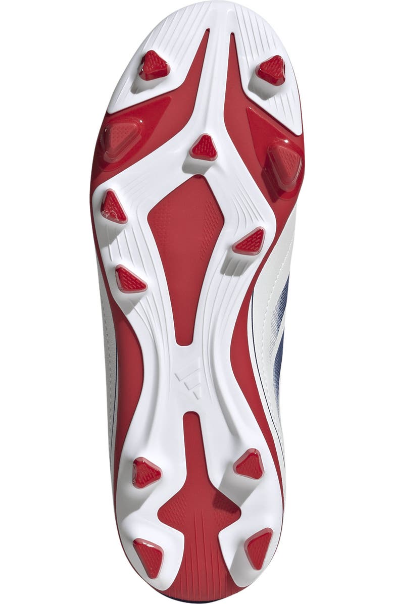 adidas Kids' Goletto IX Soccer Cleat, Alternate, color, White/ Royal Blue/ Scarlet