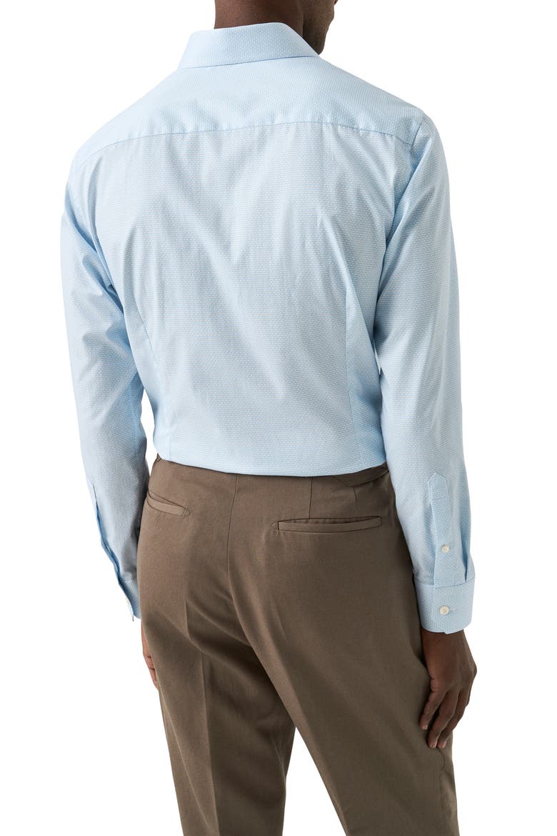 Contemporary Fit Signature Twill Button-Up Shirt, Alternate, color, LIGHT BLUE