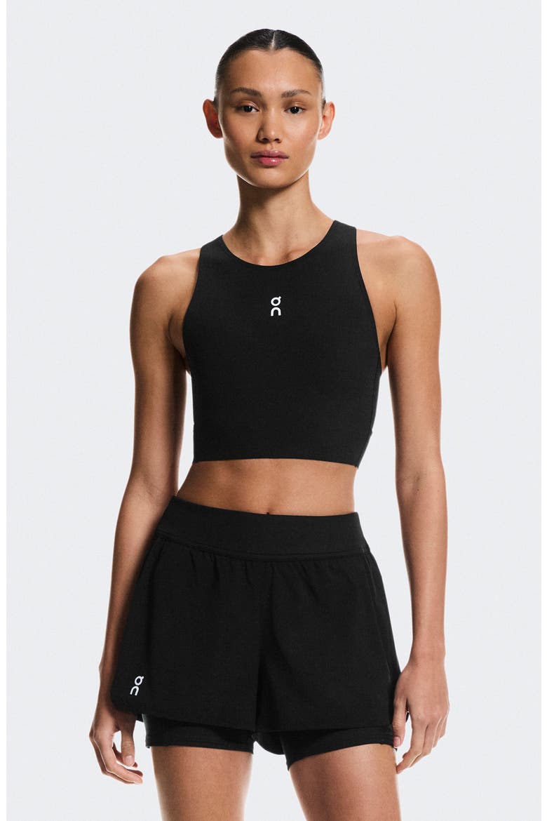 Court Cutout Crop Top, Alternate, color, BLACK