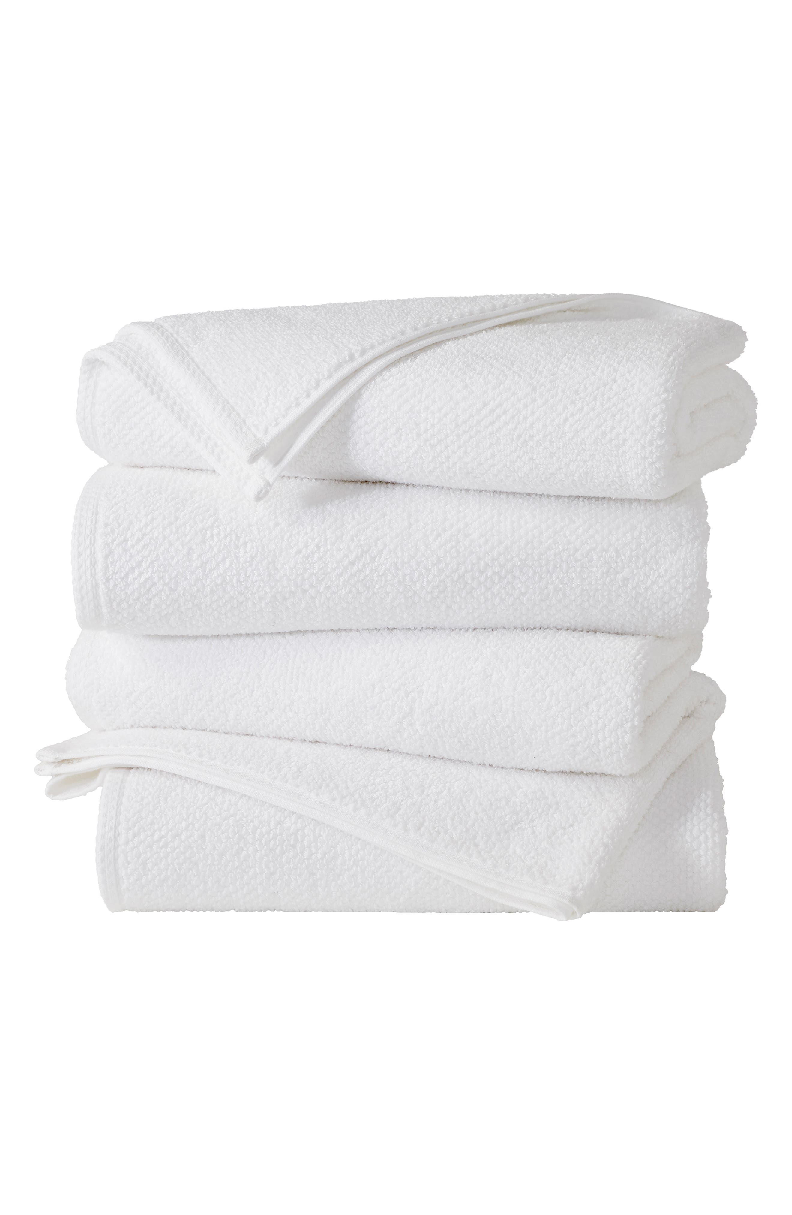 Cotton 4-Pack Textured Bath Towels