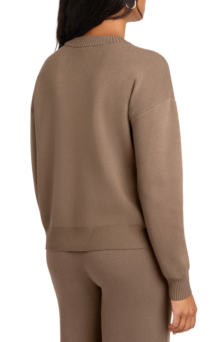Splendid x @cellajaneblog Front Seam Sweater, Alternate, color, Toast