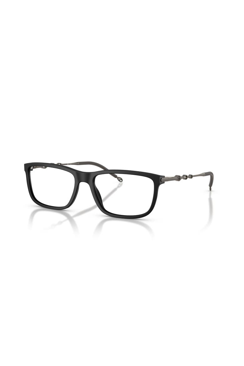 56mm Square optical glasses, Main, color, Black