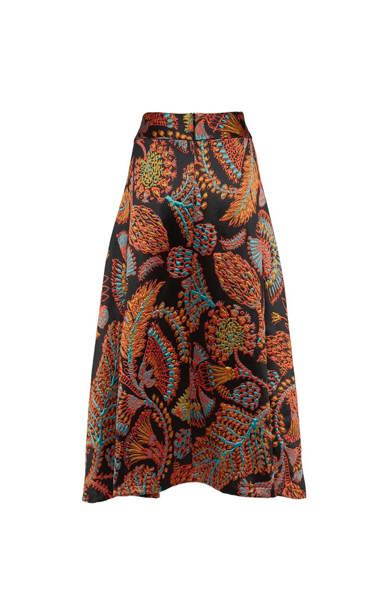 La DoubleJ Milano Skirt Jacquard Sicomore Black, Alternate, color, Jacquard Sicomore Black