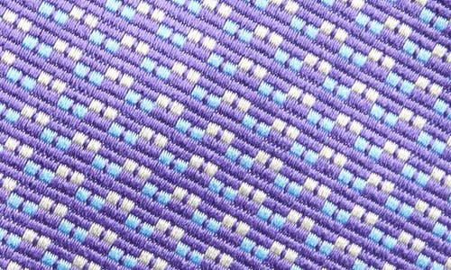 David Donahue Neat Silk Tie In Multi