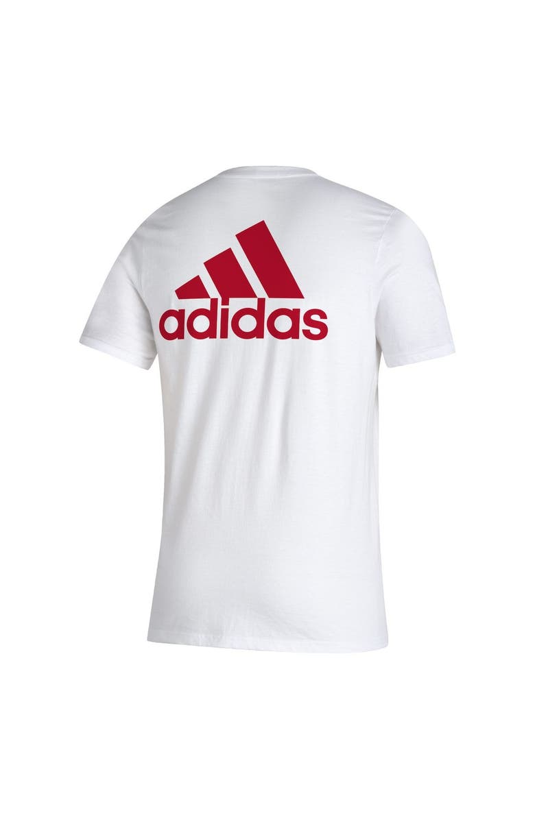 adidas Men's adidas White Manchester United Three-Stripe T-Shirt, Alternate, color, 