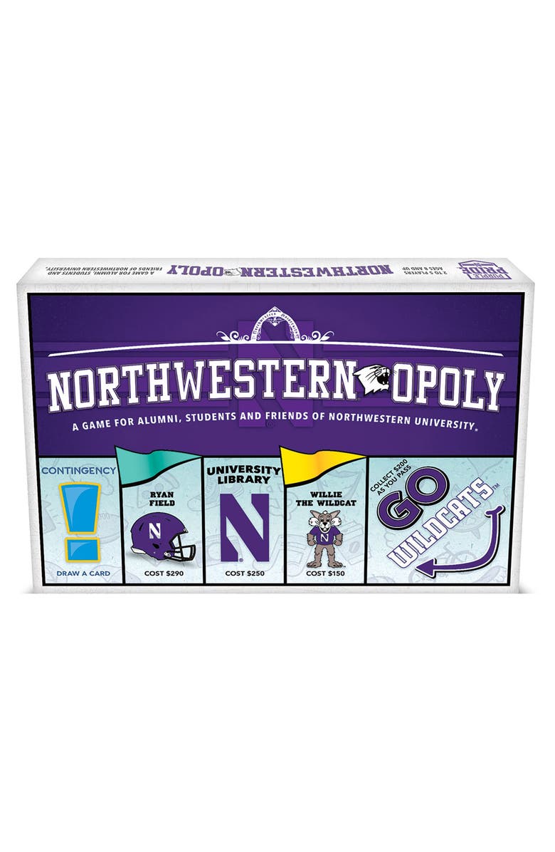 Late for the Sky University Northwesternopoly Monopoly Board Game, Alternate, color, Multicolored