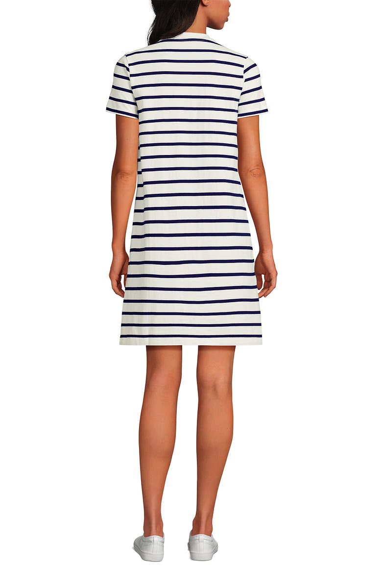 crew neck jersey dress Women's Cotton Jersey Crew Neck T Shirt Dress - Lands' End - Black