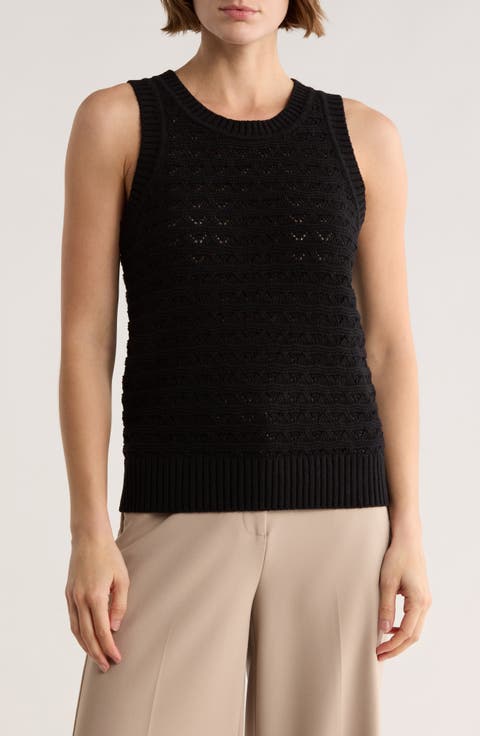 Pointelle Sweater Tank