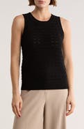 ELIE ELIE TAHARI Pointelle Sweater Tank