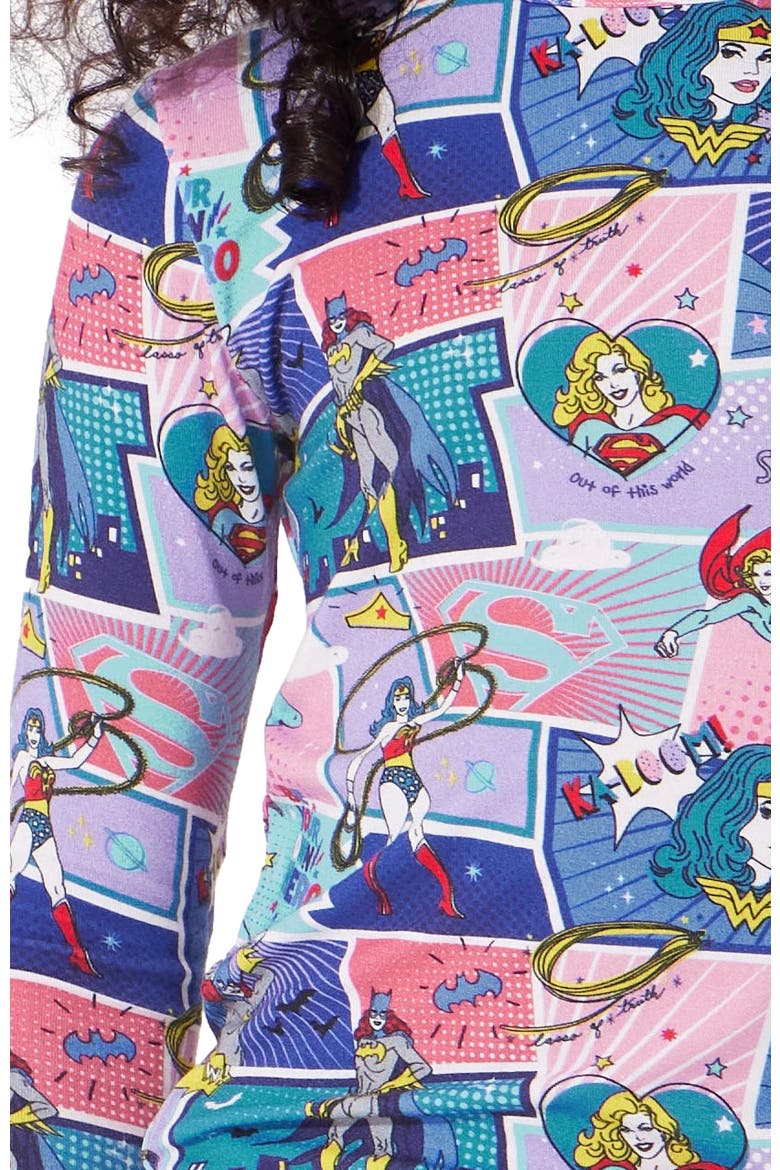 Kids' Justice Heroines Set of 2 Piece Pajamas, Alternate, color, Justice Heroines