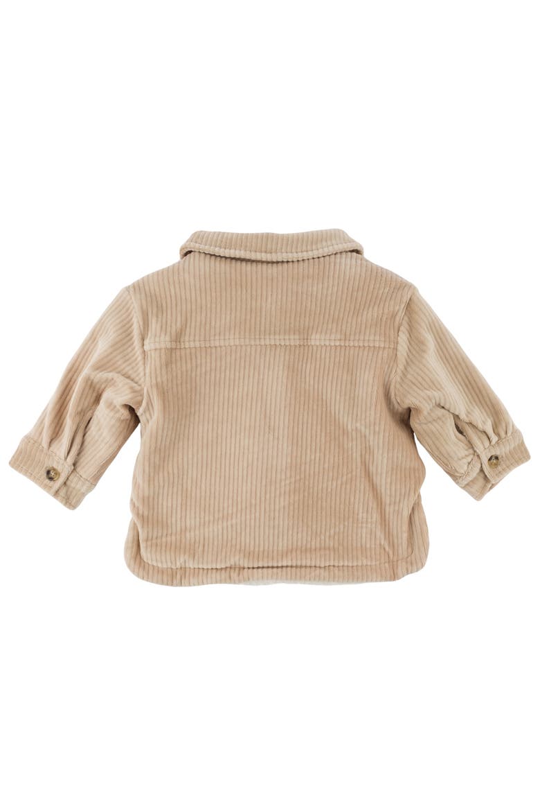 Corduroy With Snowdrift Shacket-Little Kid, Alternate, color, Sand