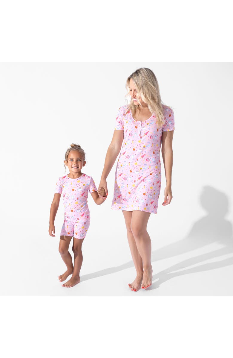 Bellabu Bear Happee Birthdae Harry Kids 2-Piece Short Sleeve & Shorts Pajama Set, Alternate, color, Happee Birthdae Harry