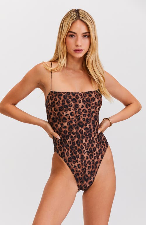 Sunkissed Le Bon Bon One-piece Swimsuit In Leopard