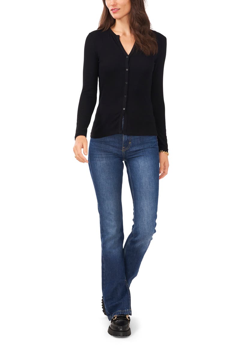 1.STATE Button Front Cardigan, Alternate, color, 