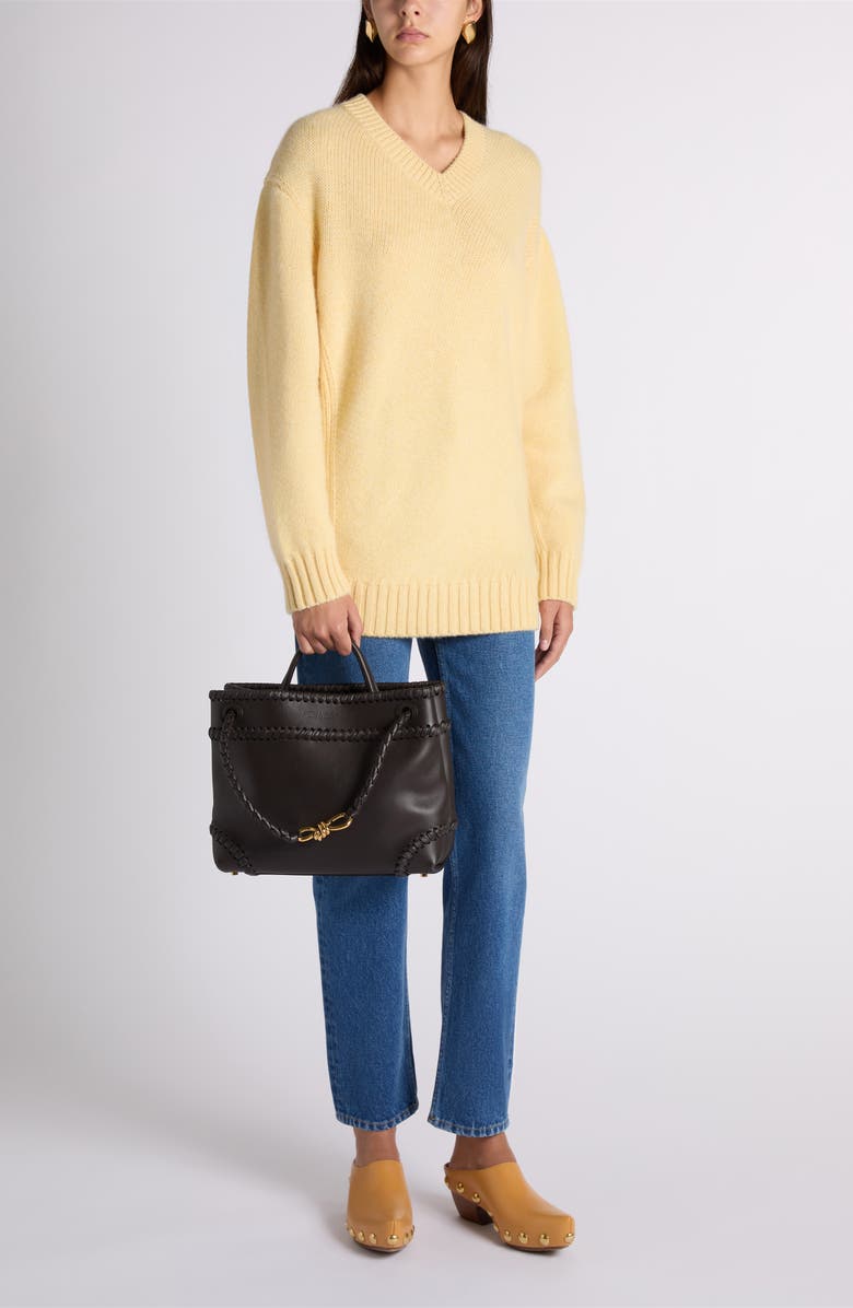 Bottega Veneta Straight Leg Jeans, Alternate, color, 4300 Mid Blue