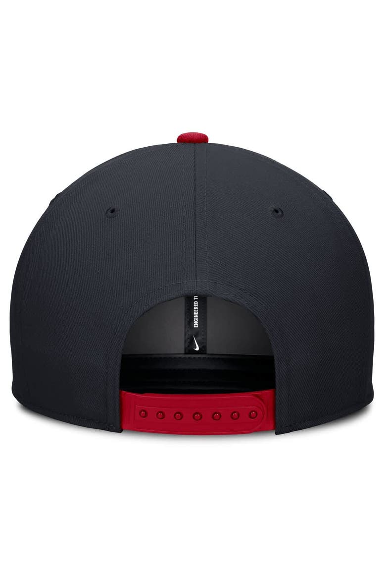 Men's Nike Navy/Red Boston Red Sox Pro Performance Snapback Hat, Alternate, color, Navy