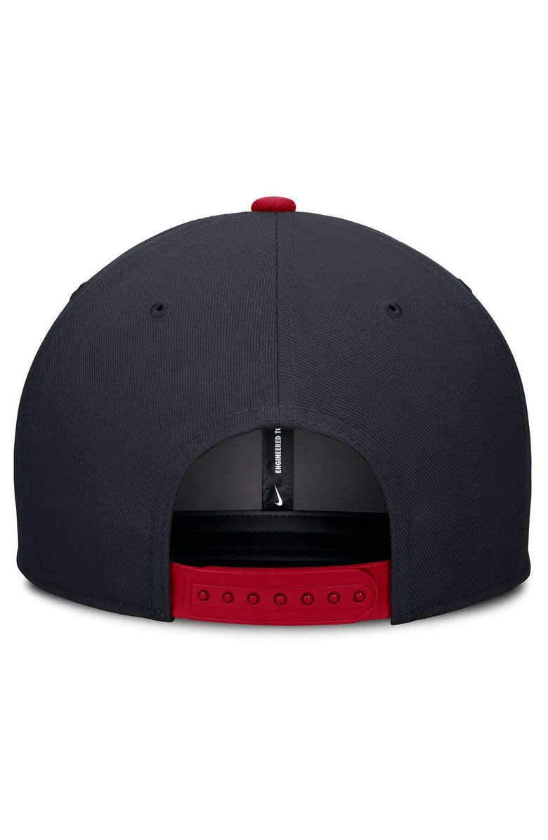 Nike Men's Nike Navy/Red Boston Red Sox Pro Performance Snapback Hat, Alternate, color, Navy