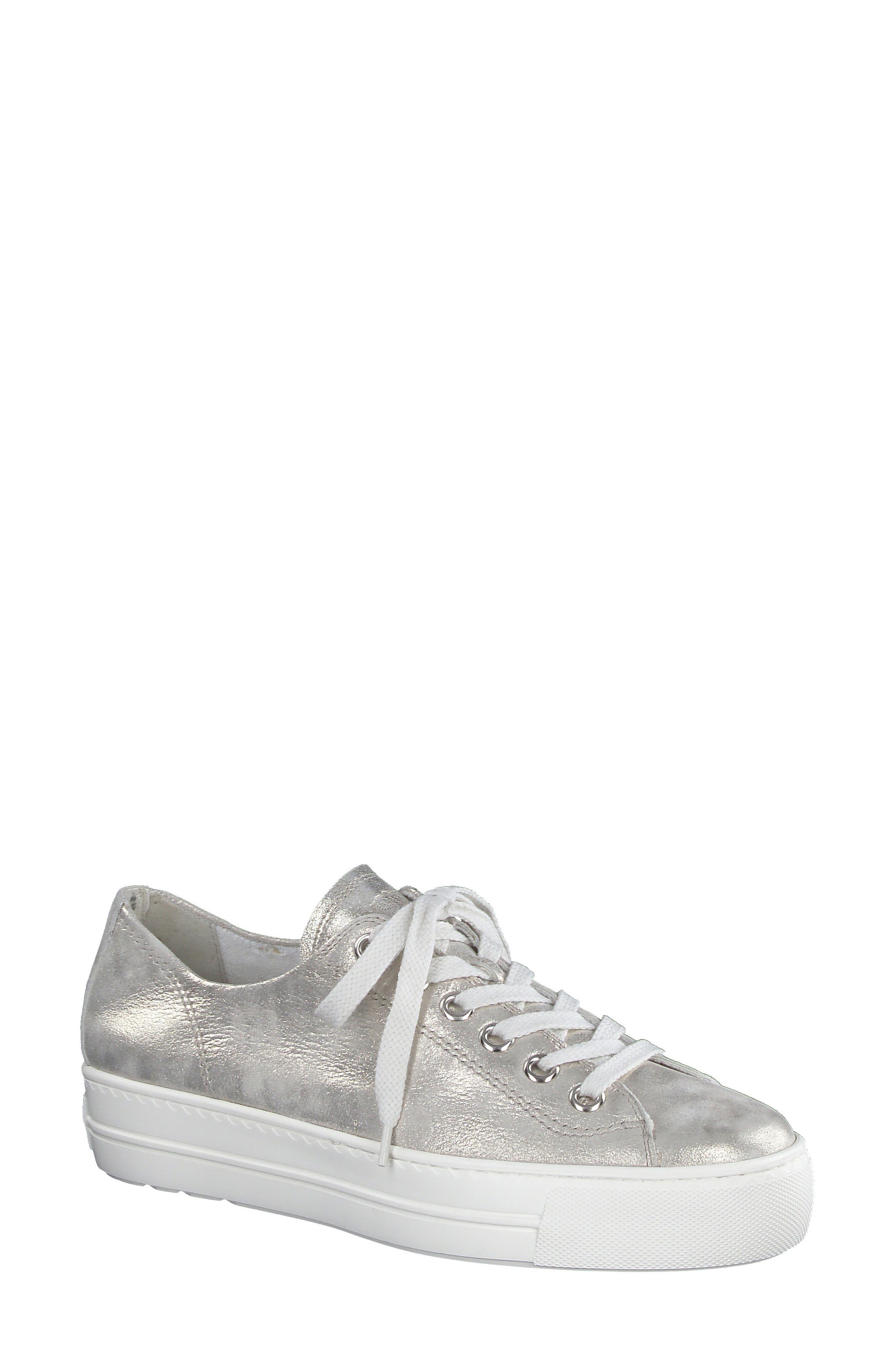 Paul Green Bixby Platform Sneaker, Main, color, Mineral Metallic Antic